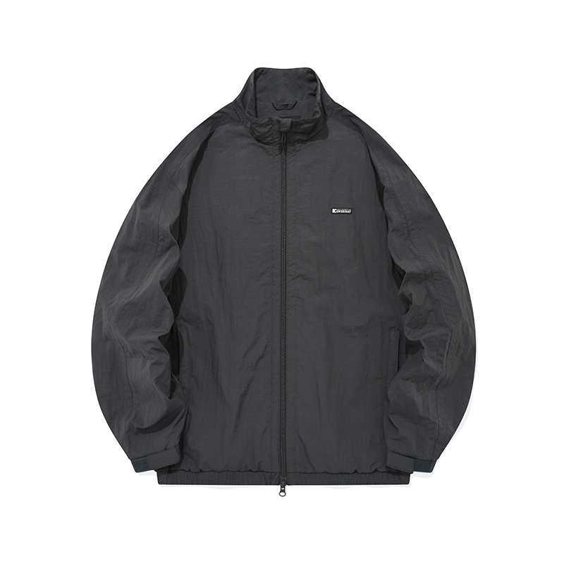 COVERNAT Charcoal Lightweight Zip-Up Jacket Unisex CO2301JK03CH
