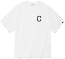 COVERNAT Classic C Logo Unisex Loose-Fit White T-Shirt. CO0000ST03WH COVERNAT Classic C Logo Unisex Loose-Fit White T-Shirt. CO0000ST03WH