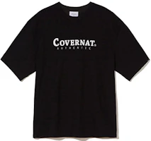 COVERNAT Classic Logo Black Cotton Unisex T-Shirt - Comfortable & Stylish CO2100ST01BK COVERNAT Classic Logo Black Cotton Unisex T-Shirt - Comfortable & Stylish CO2100ST01BK