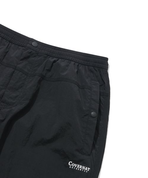 Details for Covernat Comfy Nylon Windbreaker Pants Black CO2401PT02BK