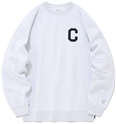 COVERNAT 刺繍Cロゴ ユニセックス オーバーサイズ クルーネック コットンスウェット CO0000CR01LG-1 Buy COVERNAT 刺繍Cロゴ ユニセックス オーバーサイズ クルーネック コットンスウェット CO0000CR01LG-1