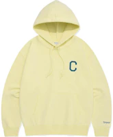 COVERNAT Embroidered Chain Logo Hoodie Light Yellow Unisex. CO2403HD01LY COVERNAT Embroidered Chain Logo Hoodie Light Yellow Unisex. CO2403HD01LY