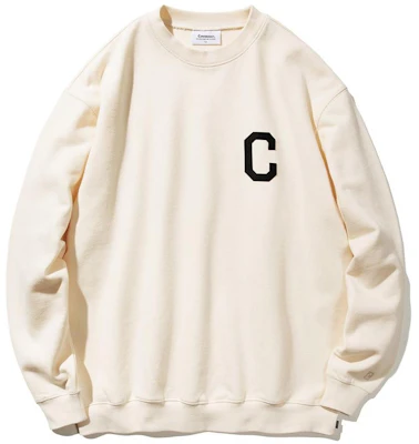 Sudadera Unisex Oversize COVERNAT Bordada Letra C Cuello Redondo Blanco Roto CO0000CR01IV Buy Sudadera Unisex Oversize COVERNAT Bordada Letra C Cuello Redondo Blanco Roto CO0000CR01IV