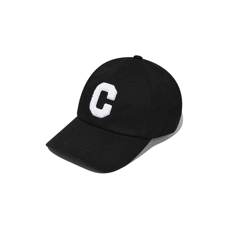 COVERNAT Embroidered Logo Cotton Cap Black - Unisex Couple Style CO2300CA01BKF