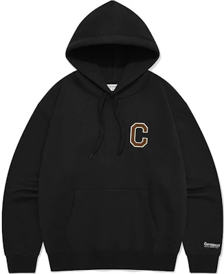 커버낫 로고 자수 풀오버 후디 유니섹스 블랙 CO2403HD01BK Buy 커버낫 로고 자수 풀오버 후디 유니섹스 블랙 CO2403HD01BK