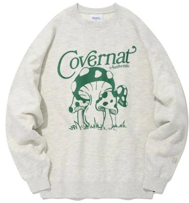 COVERNAT FW22 卡通蘑菇印花男女寬鬆圓領衛衣 CO2201CR09OT Buy COVERNAT FW22 卡通蘑菇印花男女寬鬆圓領衛衣 CO2201CR09OT