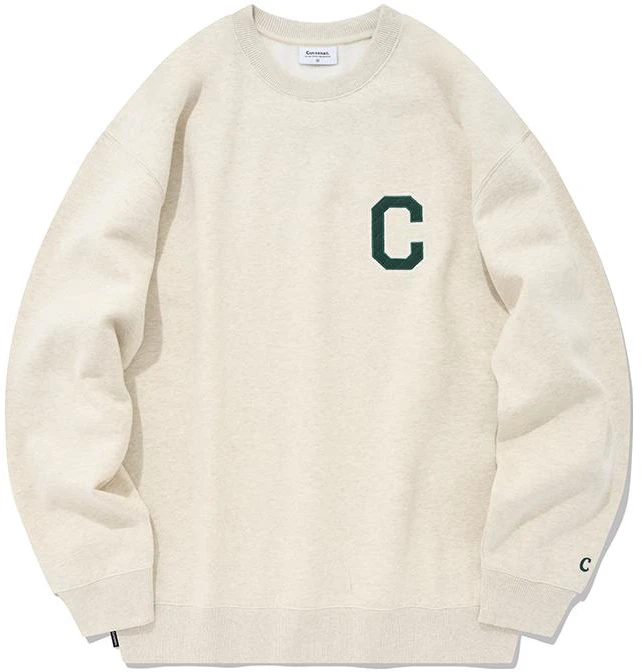 covernat-fw-22-classic-c-logo-fleece-sweatshirt-beige-unisex-co-2203-cr-31-ot