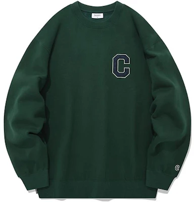커버낫 FW22 클래식 C 로고 플리스 스웨트셔츠 그린 유니섹스 가을 에디션. CO2203CR31GN Buy 커버낫 FW22 클래식 C 로고 플리스 스웨트셔츠 그린 유니섹스 가을 에디션. CO2203CR31GN