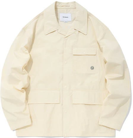 covernat-fw-22-ivory-oversized-pocket-collared-long-sleeve-jacket-unisex-co-2201-jk-14-iv