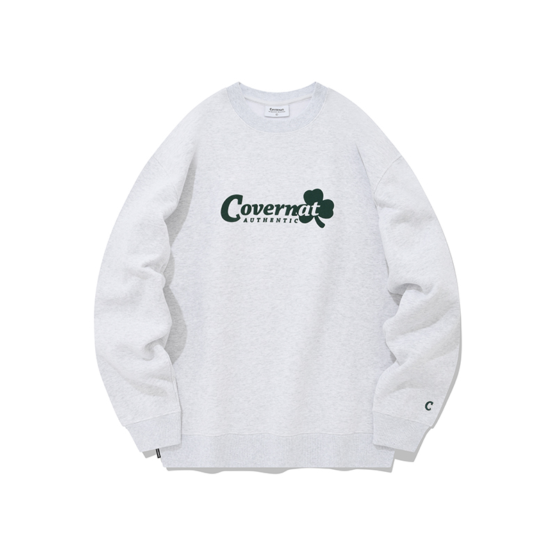 COVERNAT FW22 Korea Cotton Crewneck Pullover Sweatshirt Unisex Casual Streetwear CO2203CR16HG