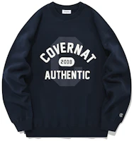 COVERNAT FW22 Korean Streetwear Logo Pullover Sweatshirt Unisex Casual Wear. CO2203CR10NA COVERNAT FW22 Korean Streetwear Logo Pullover Sweatshirt Unisex Casual Wear. CO2203CR10NA