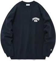 COVERNAT FW22 Oversized Navy Blue Unisex Pullover Sweatshirt Casual Streetwear CO2203CR07NA COVERNAT FW22 Oversized Navy Blue Unisex Pullover Sweatshirt Casual Streetwear CO2203CR07NA