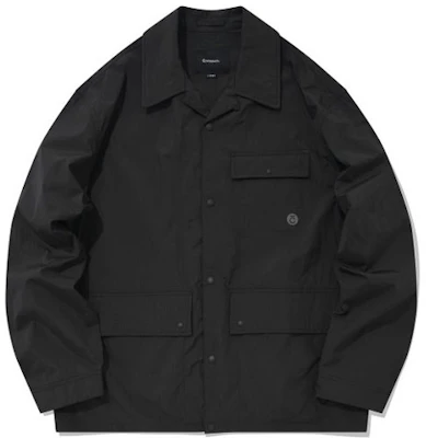 COVERNAT FW22 Jaket Kerja Lengan Panjang Unisex Hitam dengan Poket Solid CO2201JK14BK Buy COVERNAT FW22 Jaket Kerja Lengan Panjang Unisex Hitam dengan Poket Solid CO2201JK14BK