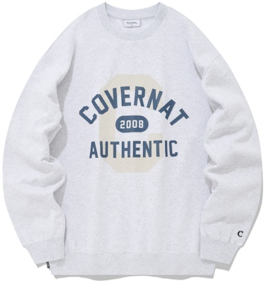 COVERNAT FW22 男女款休閒Logo圓領抓絨衛衣 韓系潮流服飾 CO2203CR10HG Buy COVERNAT FW22 男女款休閒Logo圓領抓絨衛衣 韓系潮流服飾 CO2203CR10HG