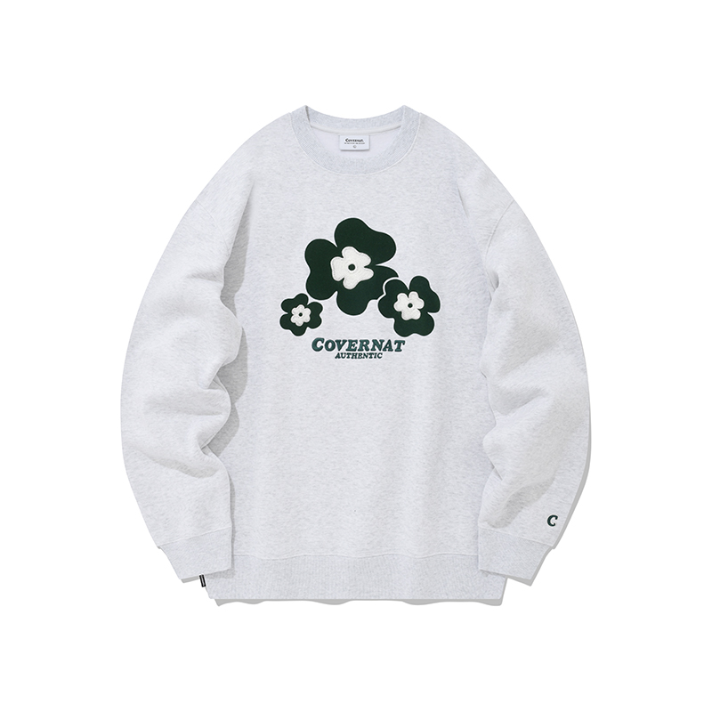 COVERNAT FW22 Unisex Cotton Crewneck Sweatshirt - Trendy, Casual, High-Street Style CO2203CR17HG