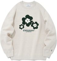 COVERNAT FW22 Unisex Loose Fit Cotton Crewneck Sweatshirt - Trendy Streetwear CO2203CR17OT COVERNAT FW22 Unisex Loose Fit Cotton Crewneck Sweatshirt - Trendy Streetwear CO2203CR17OT