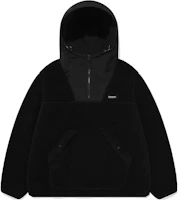 COVERNAT FW23 Black Sherpa Fleece Hiking Jacket Unisex Hooded Zip Hoodie CO2303JK23BK COVERNAT FW23 Black Sherpa Fleece Hiking Jacket Unisex Hooded Zip Hoodie CO2303JK23BK