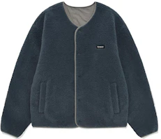 COVERNAT FW23 Blue Double-Sided Logo Jacket Unisex Long Sleeve Button-Up CO2303JK21BL COVERNAT FW23 Blue Double-Sided Logo Jacket Unisex Long Sleeve Button-Up CO2303JK21BL