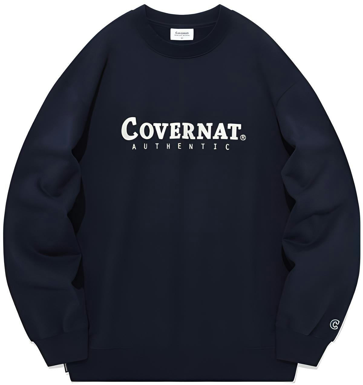 covernat-fw-23-blue-letter-print-oversized-crewneck-sweatshirt-unisex-co-2303-cr-02-na