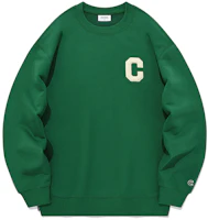 COVERNAT FW23 C-Logo Unisex Casual Cotton Crewneck Sweatshirt CO2303CR01GN COVERNAT FW23 C-Logo Unisex Casual Cotton Crewneck Sweatshirt CO2303CR01GN