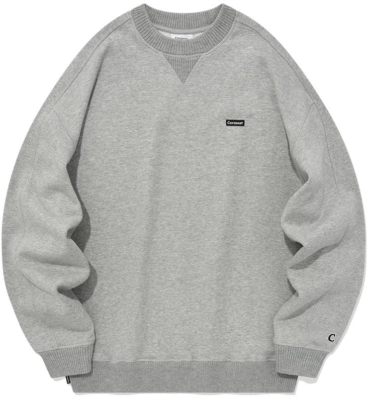 covernat-fw-23-casual-lettering-sweatshirt-unisex-gray-co-2303-cr-10-mg