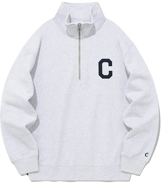 covernat-fw-23-korean-cotton-half-zip-pullover-sweatshirt-unisex-casual-wear-co-2303-cr-13-hg
