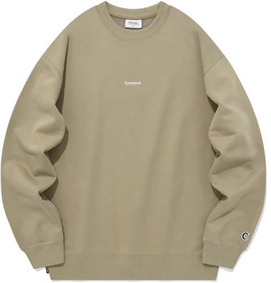 COVERNAT FW23 Baju Crewneck Cetakan Huruf Beige Unisex CO2303CR03BE Buy COVERNAT FW23 Baju Crewneck Cetakan Huruf Beige Unisex CO2303CR03BE