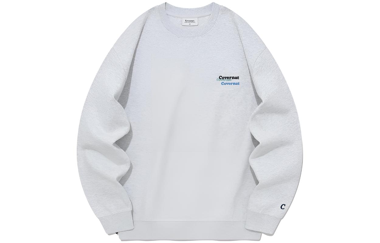 COVERNAT FW23 Logo Triple Fleece Crewneck Sweatshirt Unisex Casual Streetwear CO2303CR04HG