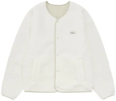 COVERNAT FW23 Oversized Solid Color White Jacket Unisex Long Sleeve CO2303JK21WH COVERNAT FW23 Oversized Solid Color White Jacket Unisex Long Sleeve CO2303JK21WH