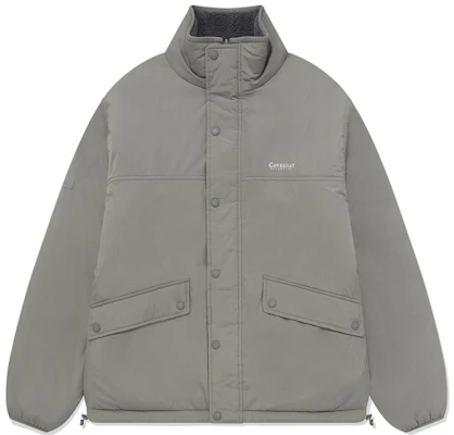 COVERNAT FW23 Jaket Zipper Boleh Balik Unisex Kelabu CO2303JK20CH Buy COVERNAT FW23 Jaket Zipper Boleh Balik Unisex Kelabu CO2303JK20CH