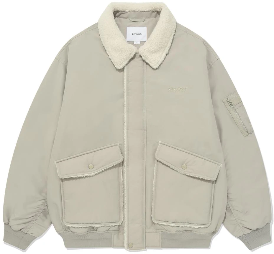 covernat-fw-23-solid-color-collared-jacket-unisex-camel-tan-co-2303-jk-44-be