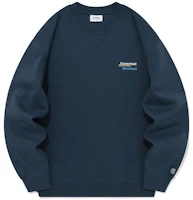 COVERNAT FW23 Triple Logo Pullovers Unisex Casual Crewneck Sweatshirt CO2303CR04BL COVERNAT FW23 Triple Logo Pullovers Unisex Casual Crewneck Sweatshirt CO2303CR04BL