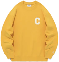 COVERNAT FW23 Unisex Oversized C-Logo Cotton Crewneck Sweatshirt - Casual & Stylish CO2303CR01YL COVERNAT FW23 Unisex Oversized C-Logo Cotton Crewneck Sweatshirt - Casual & Stylish CO2303CR01YL