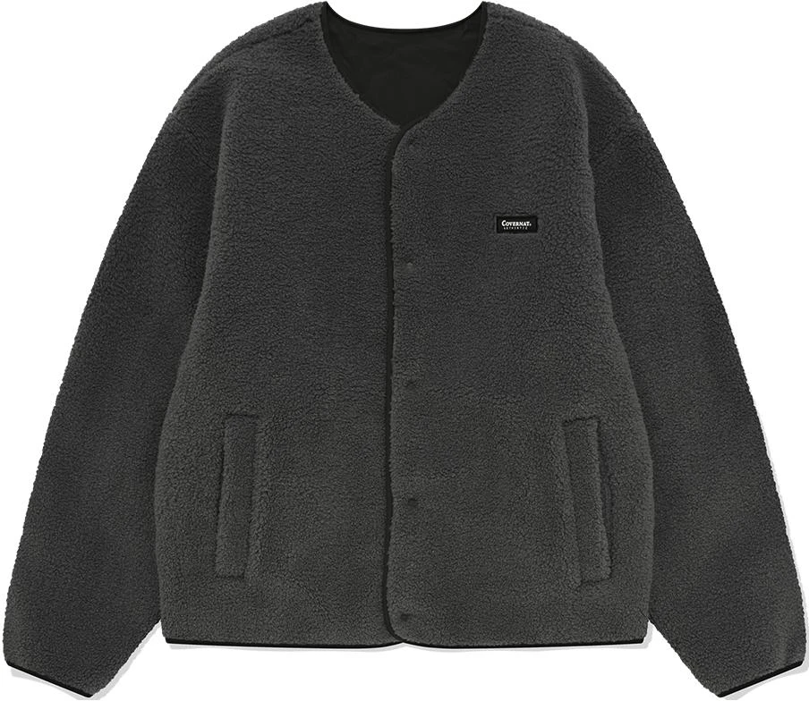 covernat-fw-23-unisex-solid-loose-fit-long-sleeve-jacket-black-co-2303-jk-21-ch