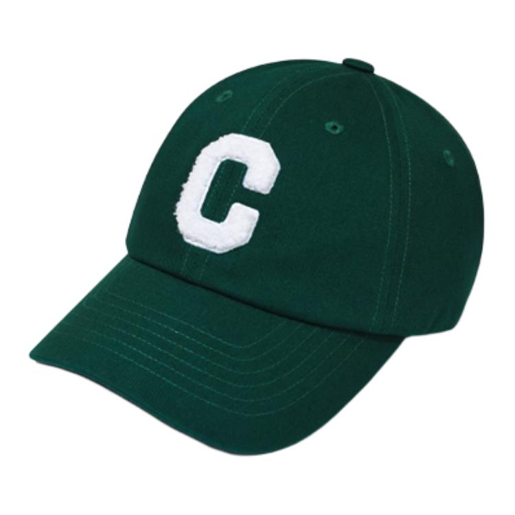 COVERNAT Green Classic C-Logo Adjustable Cotton Baseball Cap - Unisex & Stylish CO0000CA01GNF