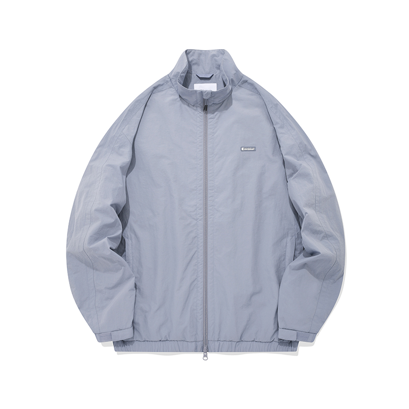 COVERNAT Lavender Letter Logo Lightweight Zip Jacket Unisex CO2301JK03LV