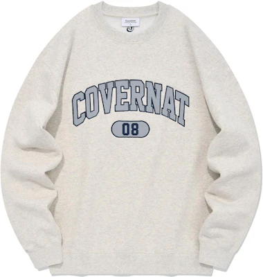 COVERNAT Sweater Unisex Oversized Lengan Panjang Logo Oatmeal CO2401CR12OT Buy COVERNAT Sweater Unisex Oversized Lengan Panjang Logo Oatmeal CO2401CR12OT