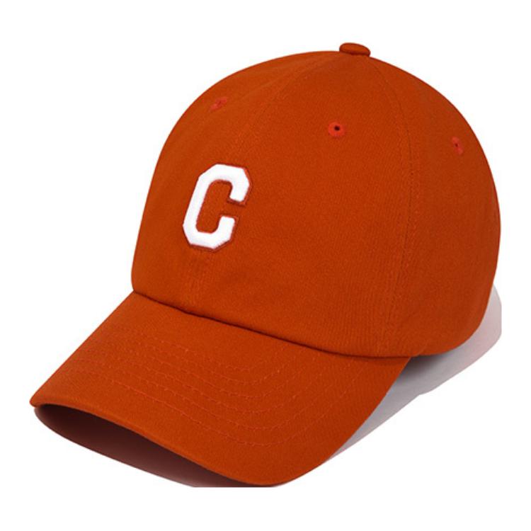 COVERNAT Logo Cotton Baseball Cap Unisex Couple Style - Orange. CO2400CA22OR