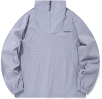 COVERNAT Logo Embroidered High-Neck Pullover Jacket Unisex Lavender Color CO2201JK20LV COVERNAT Logo Embroidered High-Neck Pullover Jacket Unisex Lavender Color CO2201JK20LV