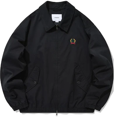 COVERNAT Jaket Kolar Berzip Logo Sulam Hitam (Reka Bentuk Kosong) CO2201JK04BK Buy COVERNAT Jaket Kolar Berzip Logo Sulam Hitam (Reka Bentuk Kosong) CO2201JK04BK