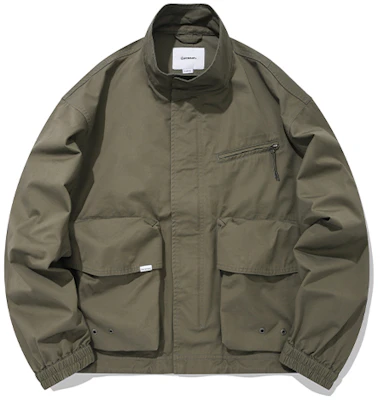 COVERNAT Jaket Utility Multi-Pocket Olive Unisex Casual dengan Kerah Standar CO2201JK02OL Buy COVERNAT Jaket Utility Multi-Pocket Olive Unisex Casual dengan Kerah Standar CO2201JK02OL