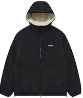 COVERNAT Reversible Letter Print Patchwork Long Sleeve Jacket White/Black Unisex CO2303JK19IV COVERNAT Reversible Letter Print Patchwork Long Sleeve Jacket White/Black Unisex CO2303JK19IV