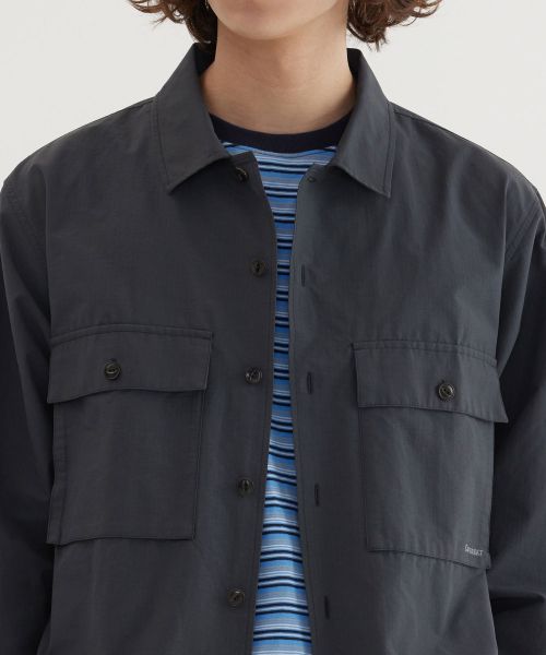 Sizing Covernat Ripstop Work Shirt Charcoal CO2501SH08CH