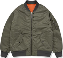COVERNAT Solid Color Casual Jacket Unisex Olive Green CO2303JK30OL COVERNAT Solid Color Casual Jacket Unisex Olive Green CO2303JK30OL