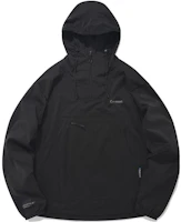 COVERNAT Solid Color Drawstring Pullover Hoodie Jacket Unisex BLACK CO2201JK18BK COVERNAT Solid Color Drawstring Pullover Hoodie Jacket Unisex BLACK CO2201JK18BK