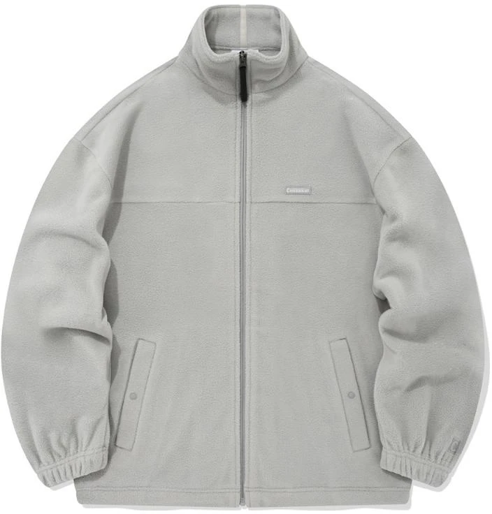 covernat-solid-color-loose-fit-zip-up-jacket-light-gray-co-2203-jkf-1-lg