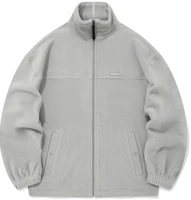 COVERNAT Solid Color Loose-Fit Zip-Up Jacket Light Gray CO2203JKF1LG COVERNAT Solid Color Loose-Fit Zip-Up Jacket Light Gray CO2203JKF1LG