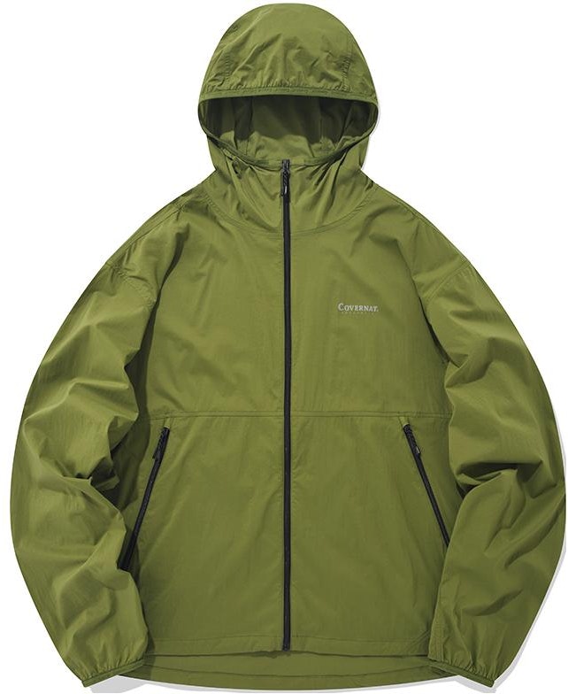 covernat-solid-color-loose-fit-breathable-hooded-jacket-co-2201-jk-17-ol