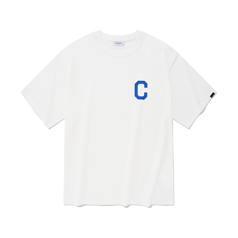 COVERNAT SS23 Classic C-Logo Unisex Short Sleeve Tee - Casual & Stylish Korean Fashion CO2302ST12OW