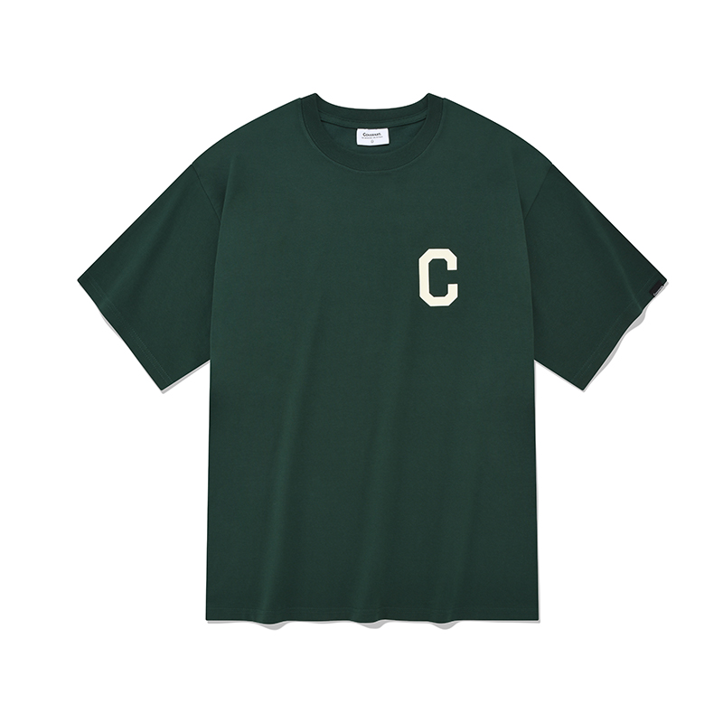 COVERNAT SS23 Classic C Logo Unisex Casual Breathable Graphic T-Shirt. CO2302ST12BG